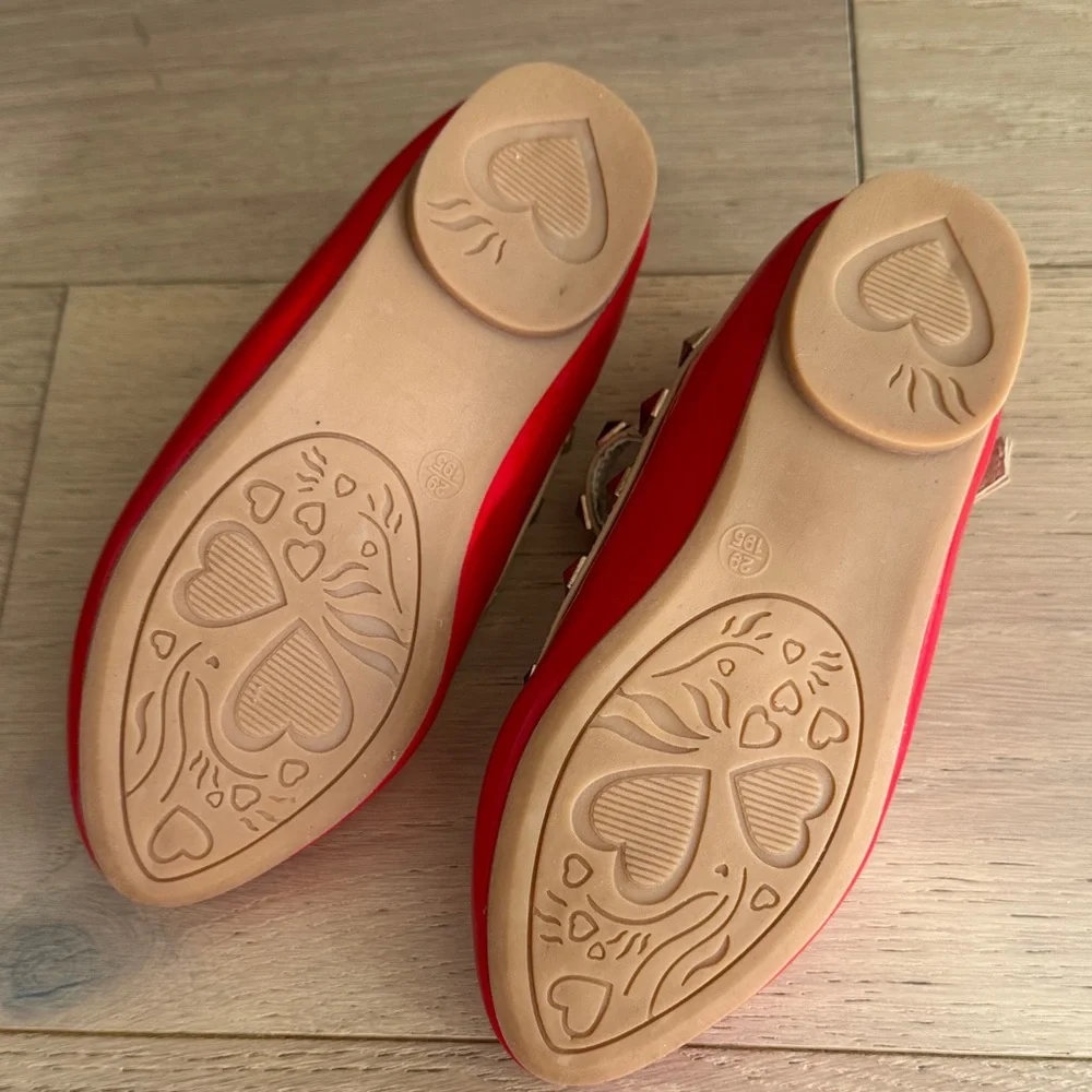 Rockstar Stud Red Patent Leather Toddler Shoes - NEW!